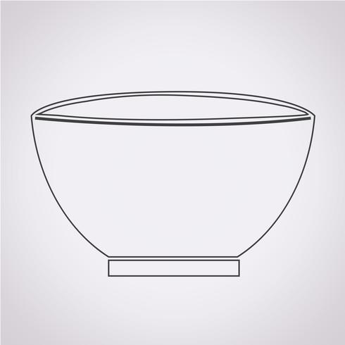 skål ikon symbol tecken vektor