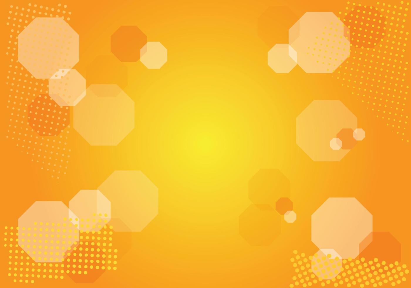 abstrakter orangefarbener Hintergrund mit freiem Vektor des Halbtonelements