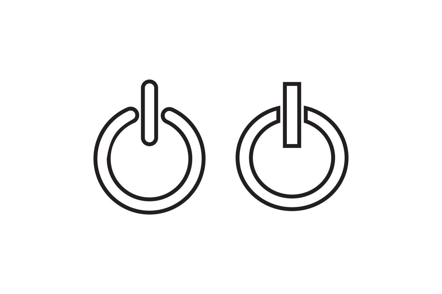 Vektor-Symbol zum Herunterfahren. schwarzes Symbol. moderne flache Designvektorillustration, Qualitätskonzept für Netzfahnen, Netz und bewegliche Anwendungen, infographics. Vektorsymbol isoliert auf Gradientenhintergrund vektor