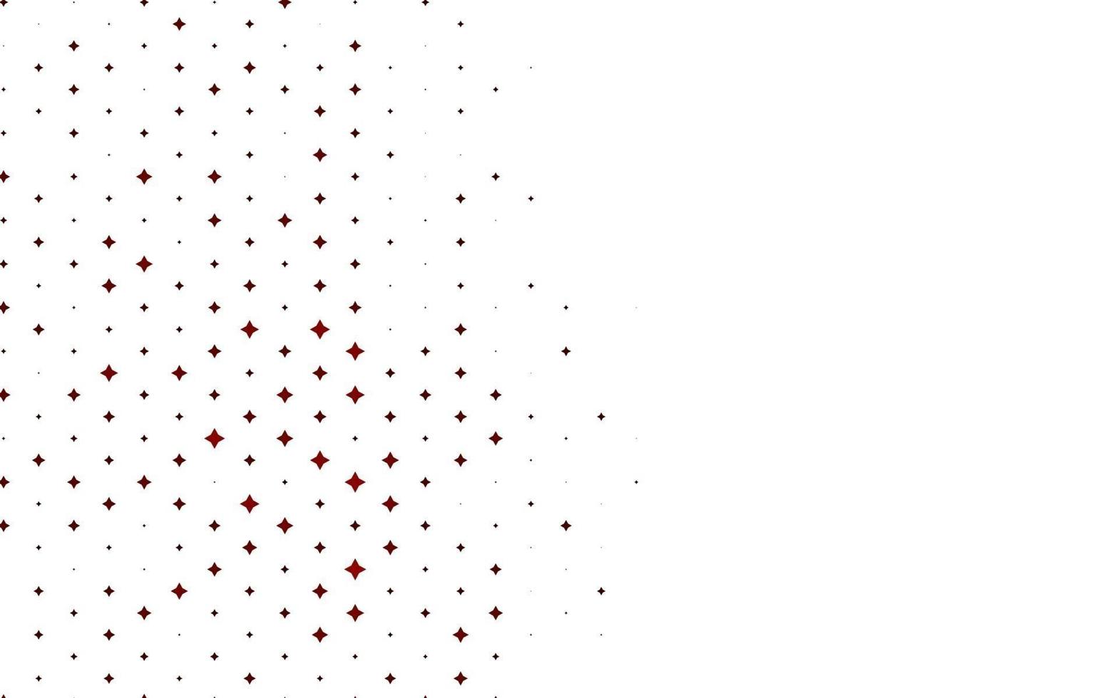 hellrotes Vektormuster mit Weihnachtssternen. vektor
