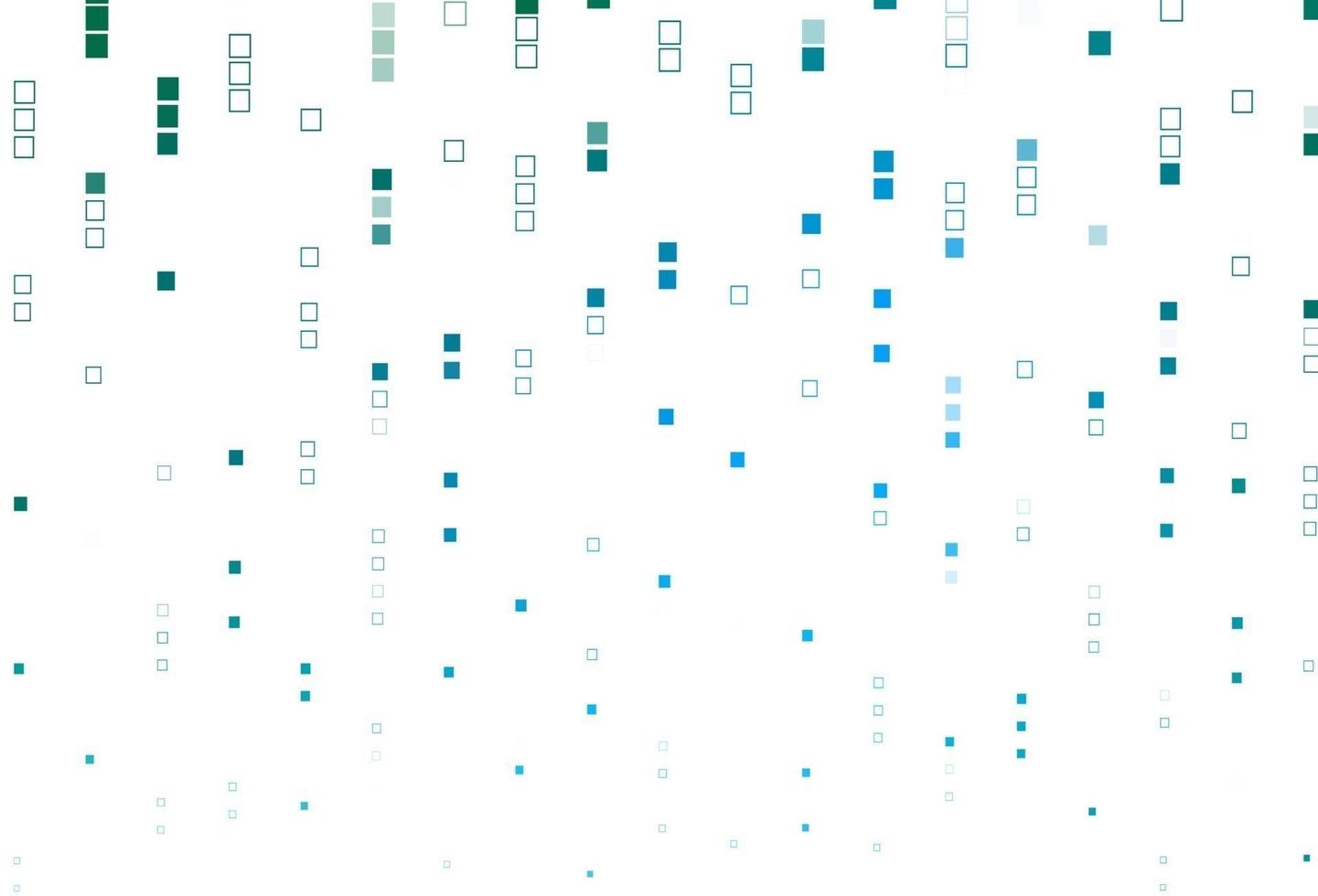 hellblauer, grüner Vektorhintergrund mit Rechtecken. vektor