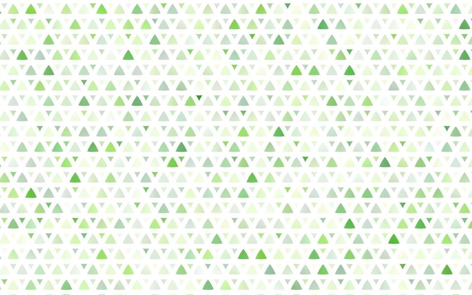 hellgrüner Vektor nahtloses Muster im polygonalen Stil.