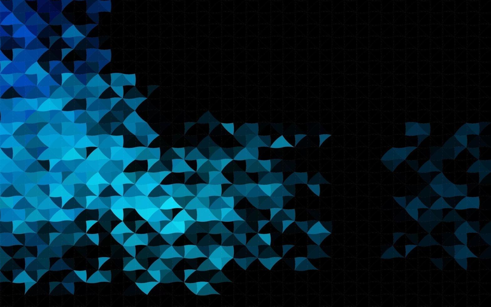 mörkblå vektormönster i polygonal stil. vektor