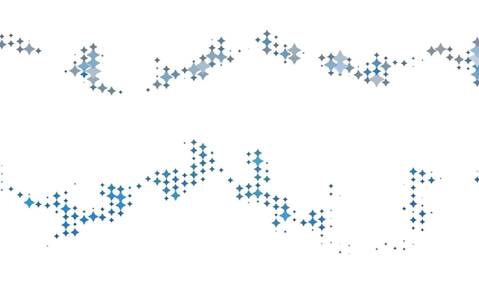 ljusblå vektor konsistens med vackra stjärnor.
