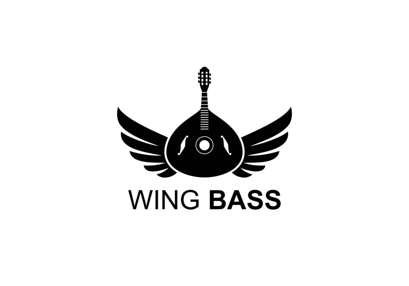 wing bas logotyp symbol ikon design inspiration. vektor