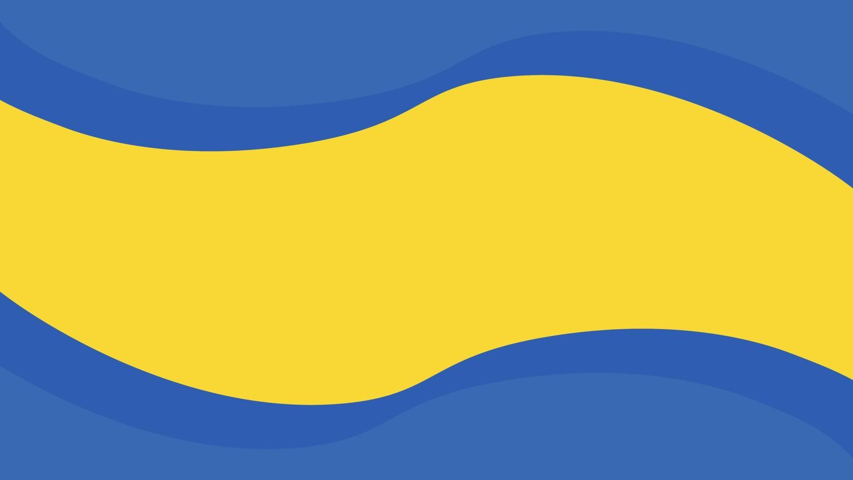 flagga Ukraina med plats för text. blå och gul bakgrund. stoppa kriget i Ukraina. Ryssland attackerade Ukraina vektor