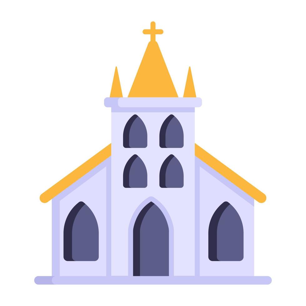 Heliga kyrkan platt ikon ladda ner vektor