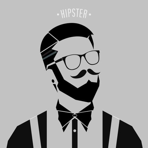 Hipster Männer Stil vektor