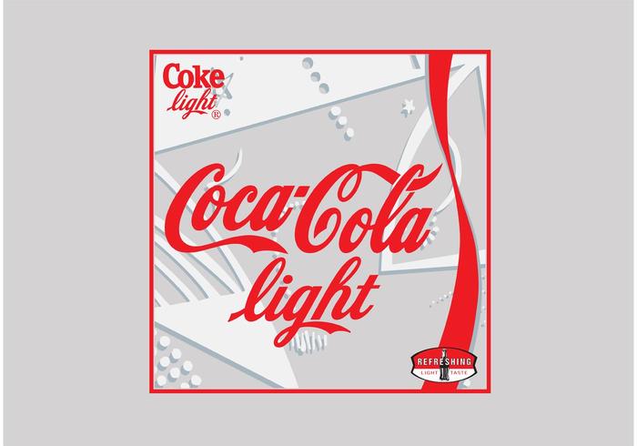 Coca-cola ljus vektor