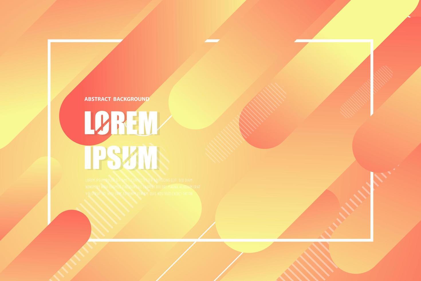 buntes abstraktes geometrisches Hintergrunddesign. flüssige farbe der modernen kurve mit zusammensetzung der flüssigen formen. cooler hintergrund für web-landing-vorlage, poster oder banner. Vektor-Illustration vektor