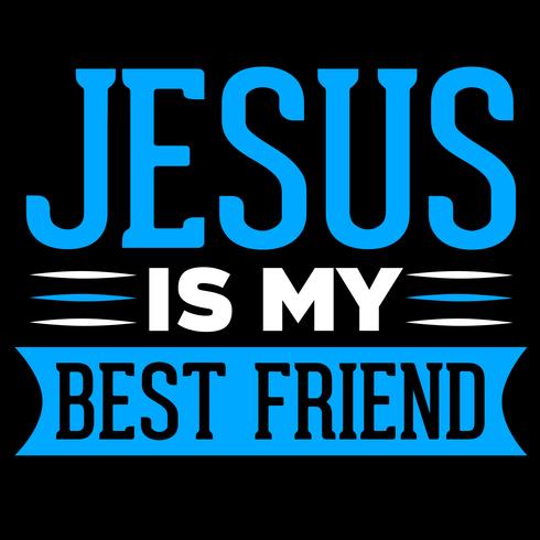 Jesus ist mein bester Freund vektor