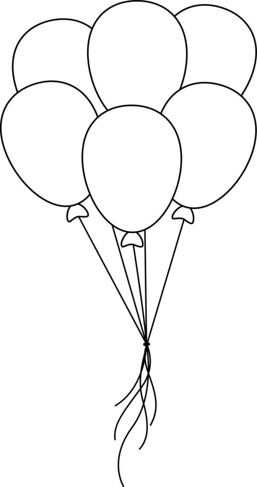 Schwarz-Weiß-Doodle-Charakter vektor