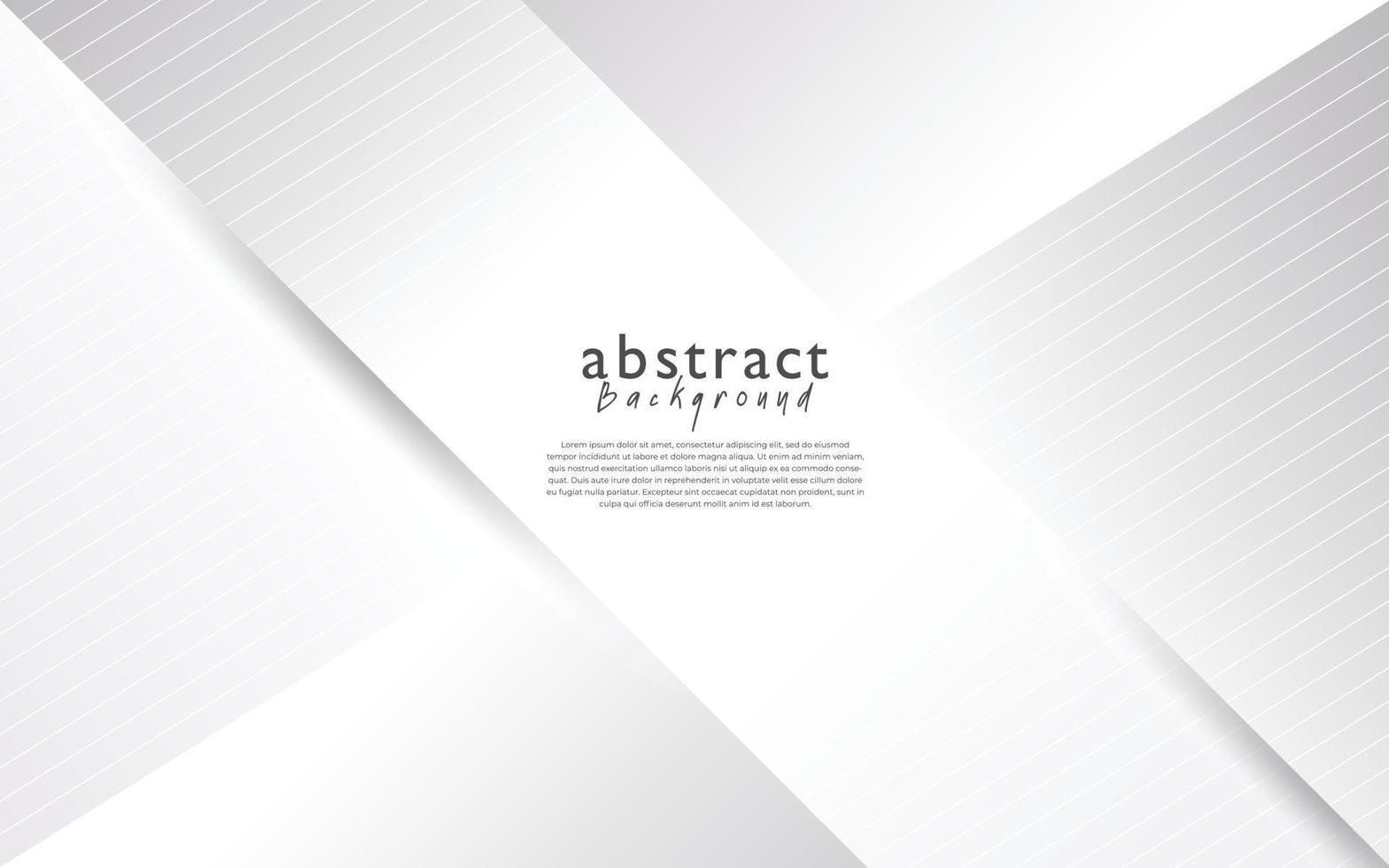vit modern abstrakt bakgrundsdesign vektor
