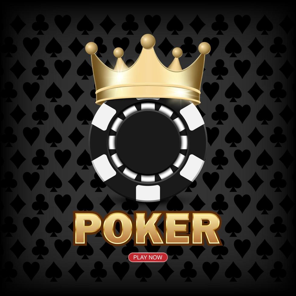 pokerspiel casiono online, webhintergrundvorlage für internet, vektorillustration vektor