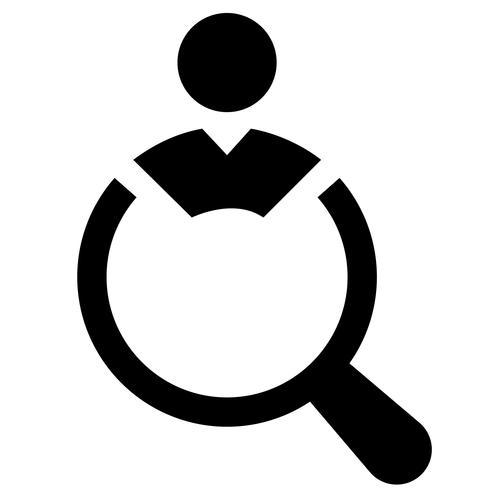 Suche Job-Symbol vektor