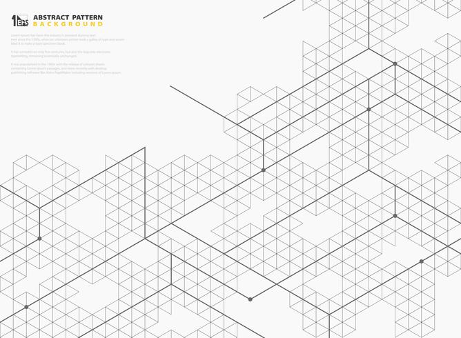 Abstrakte moderne quadratische Linie Strukturmusterdesign des geometrischen Hintergrundes. Abbildung Vektor eps10
