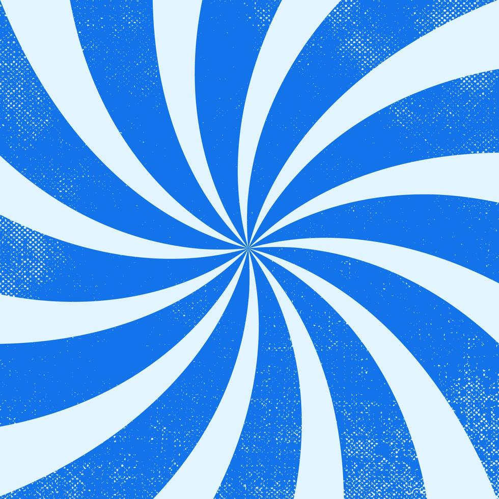 blauer retro-wellenförmiger Burst-Vintage-Hintergrund vektor