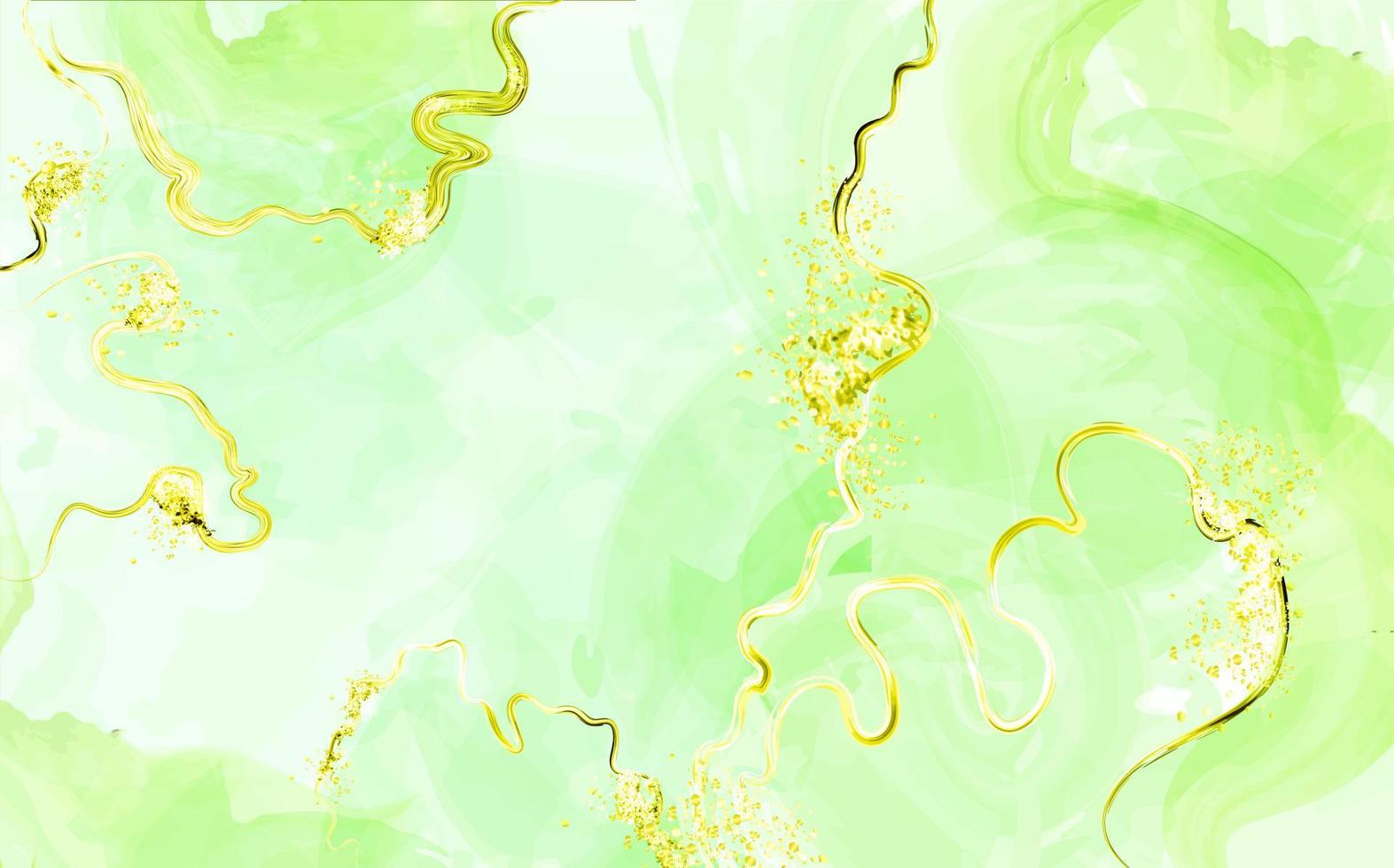 abstrakter grüner Aquarellhintergrund vektor