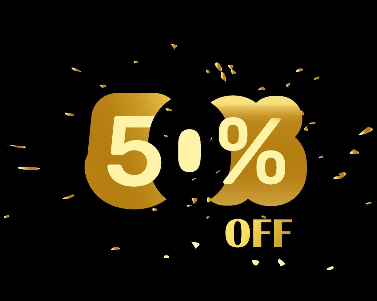 50 % Rabatt auf Banner-Tag-Design vektor