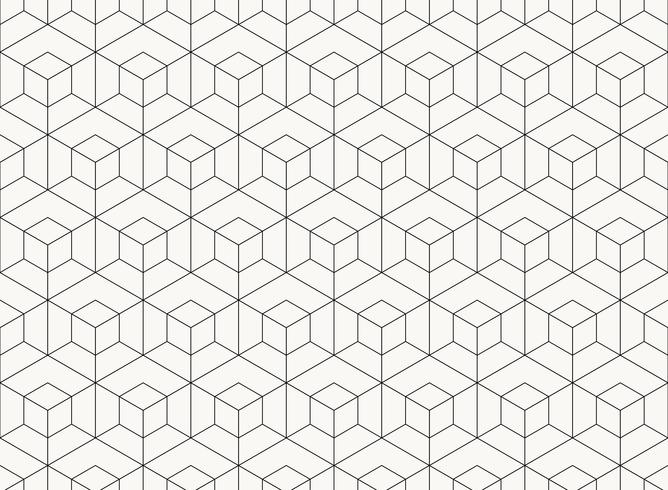 Mönster hexagon design geometrisk svart linje av tech bakgrund. illustration vektor eps10