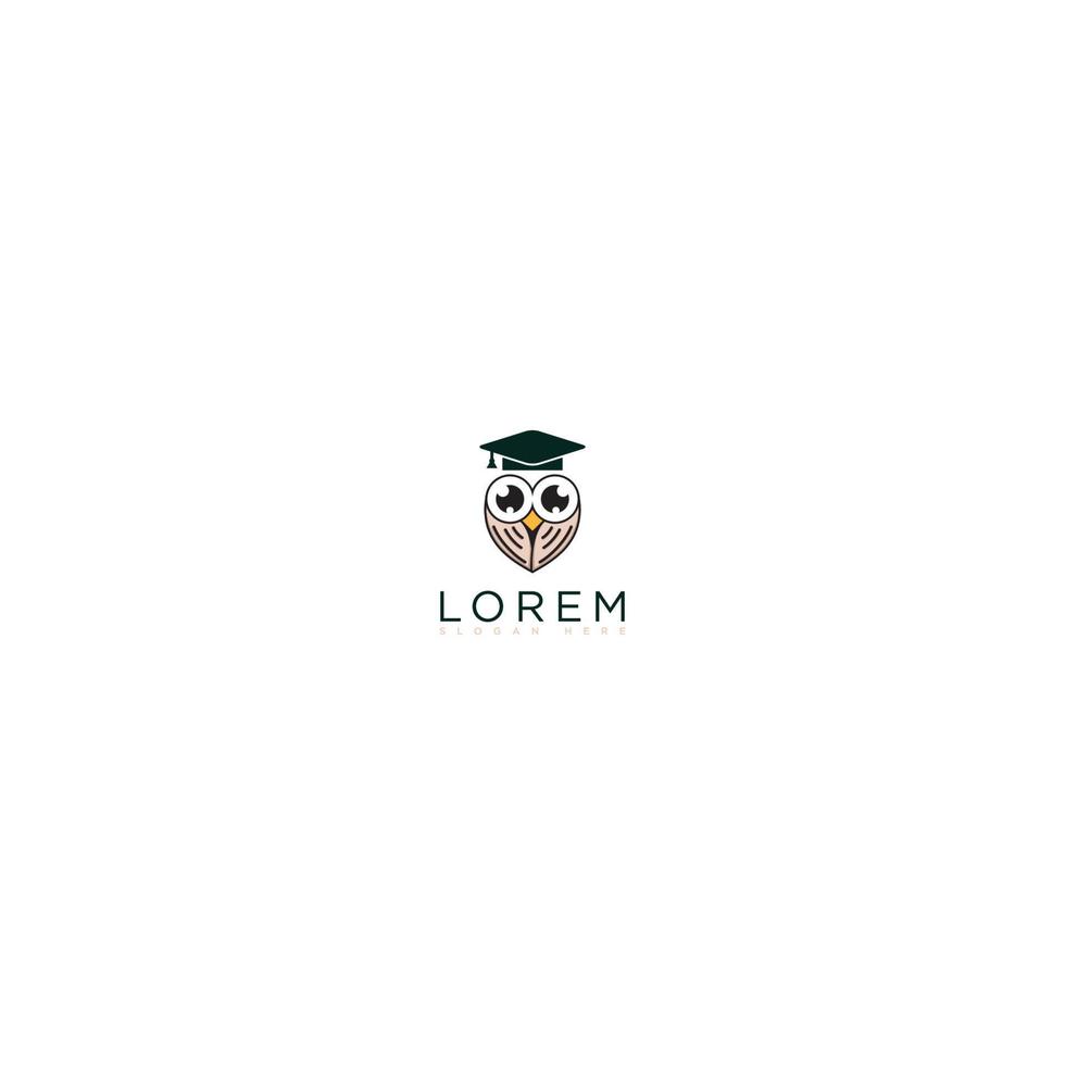 Eulen-Logo-Design vektor