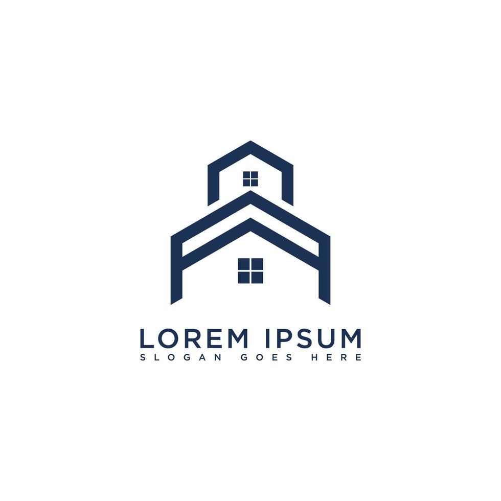 Immobilien-Logo-Design vektor