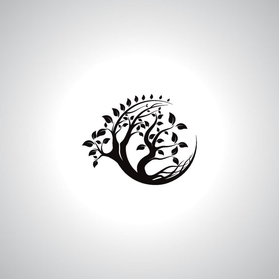 träd logotyp design vektor