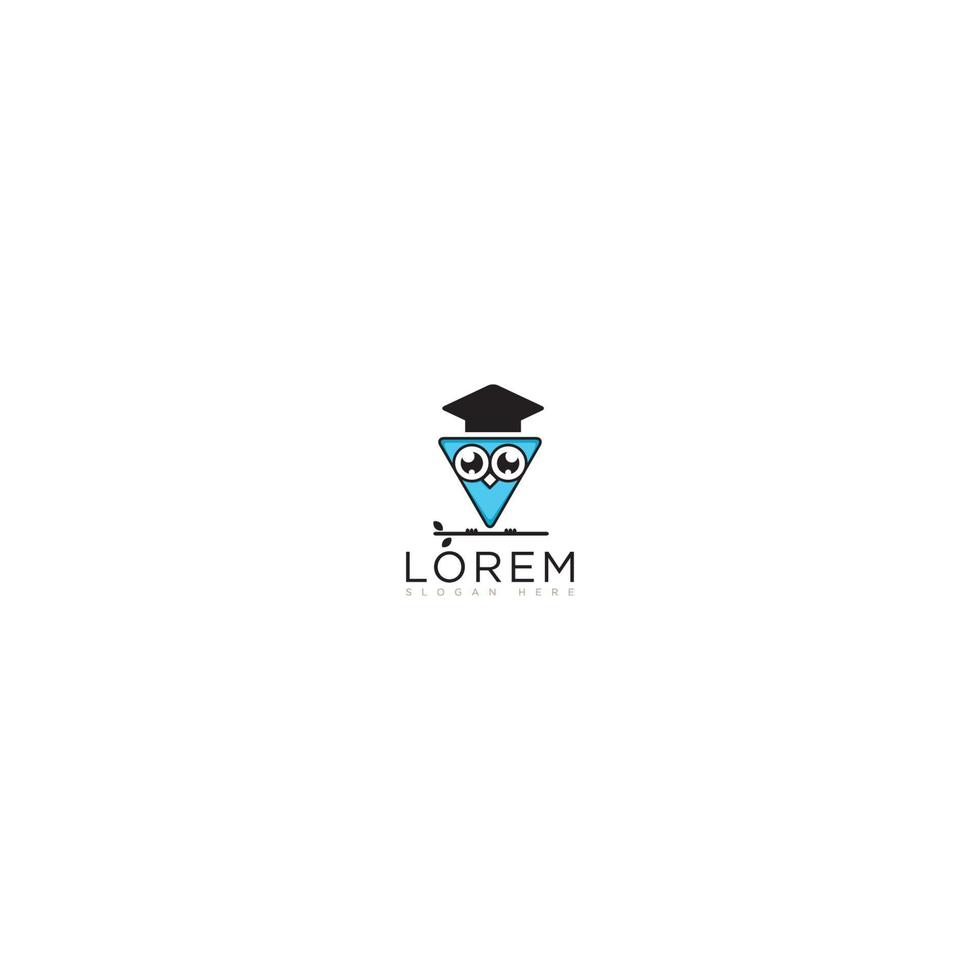 Eulen-Logo-Design vektor