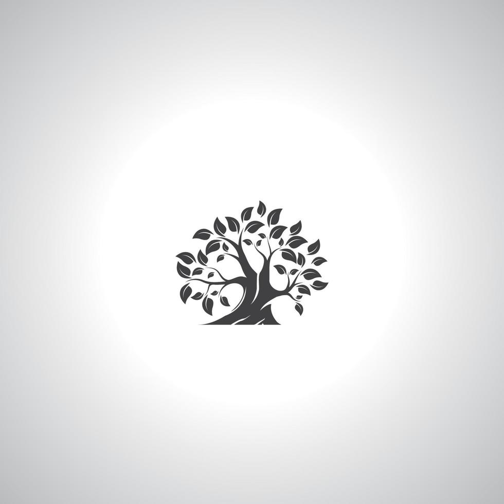 Baum-Logo-Design vektor