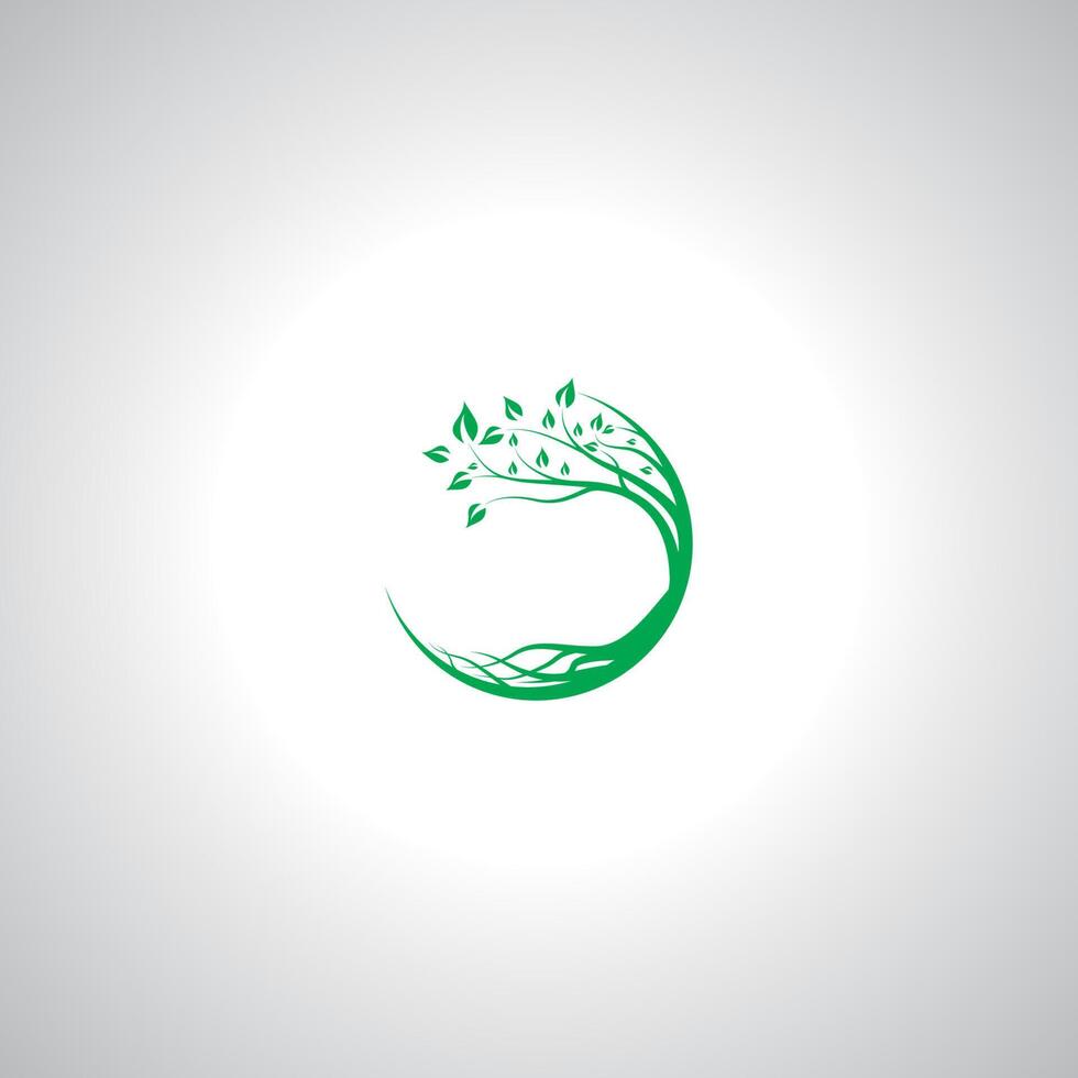 Baum-Logo-Design vektor