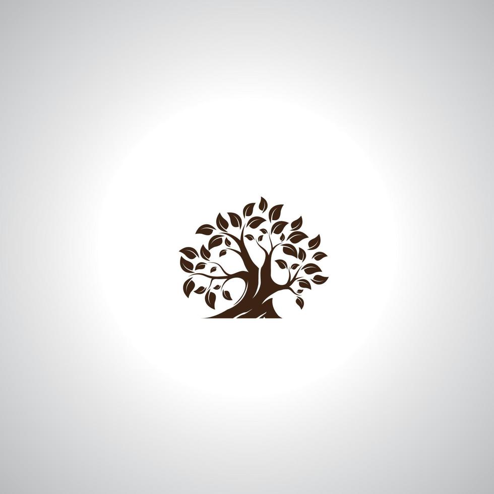 Baum-Logo-Design vektor