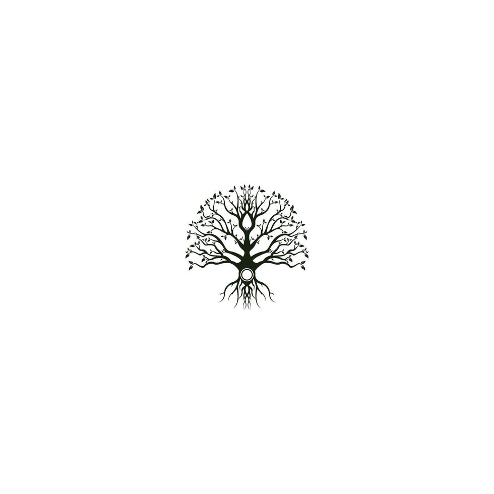 träd logotyp design vektor