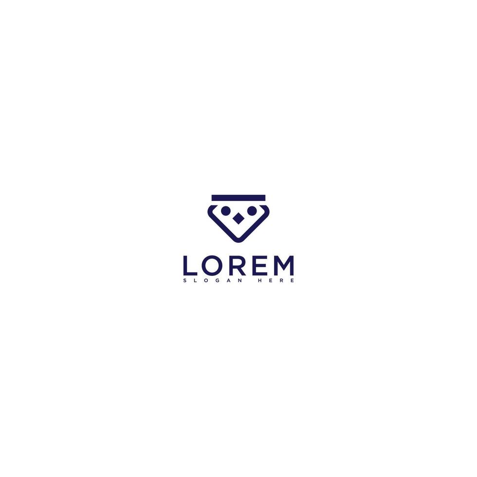 Eulen-Logo-Design vektor