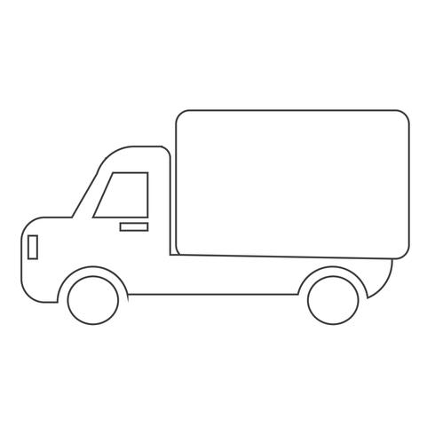 Auto LKW-Symbol vektor