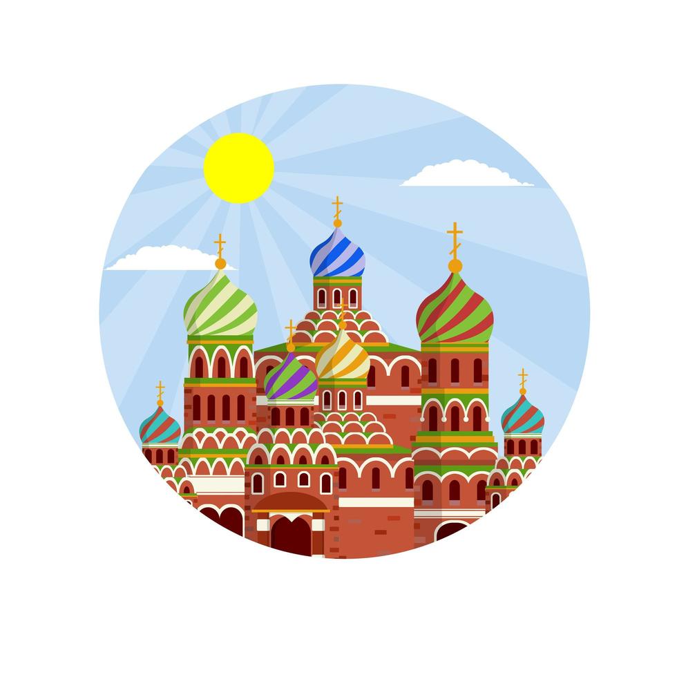Moskva kremlin. ryskas hemvist. president på röda torget. vektor