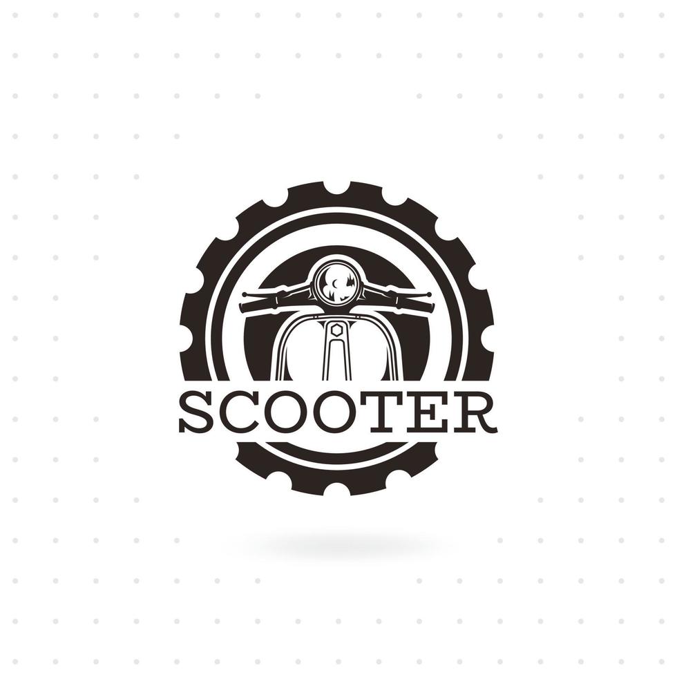 skoter vektor logotyp design