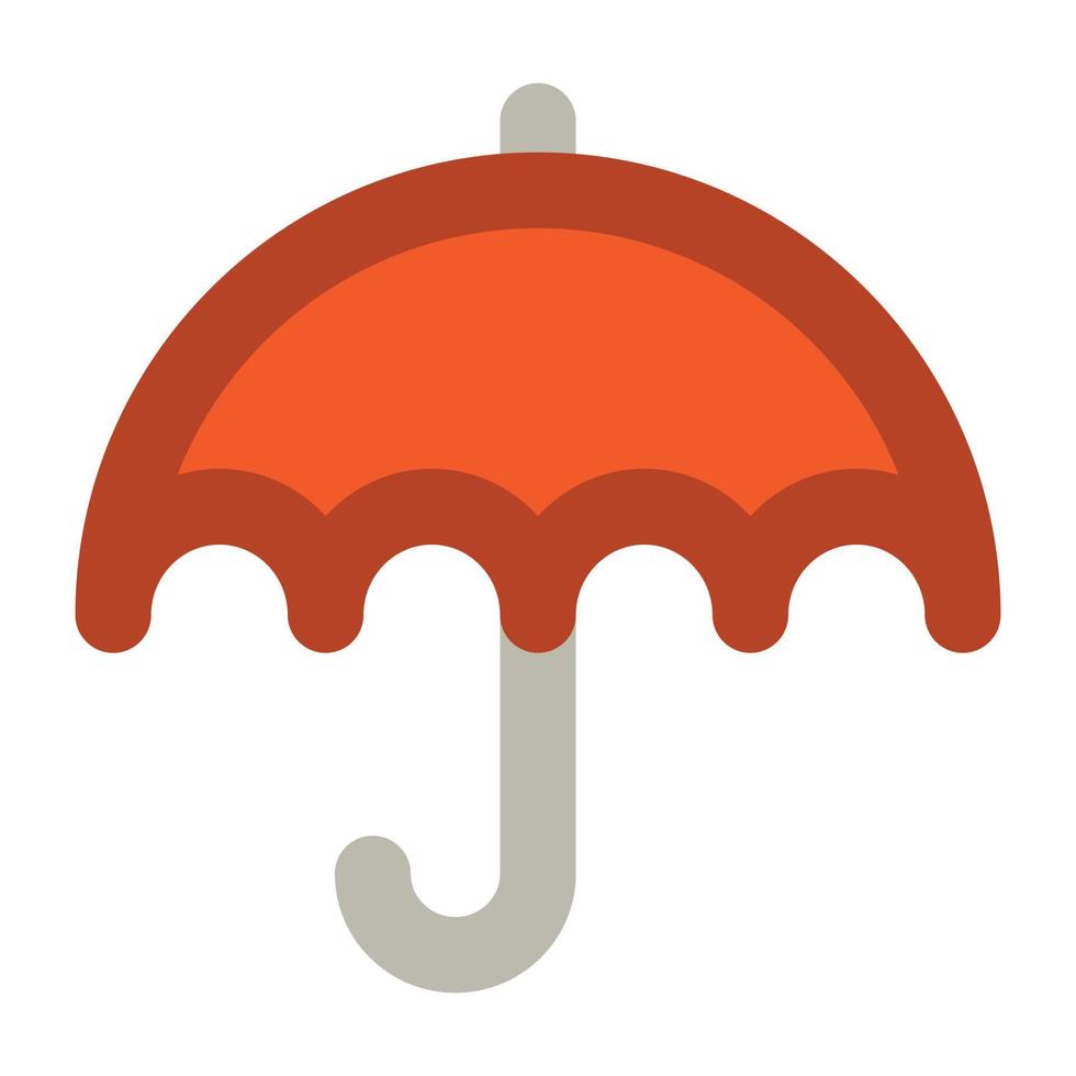 trendige Regenschirmkonzepte vektor