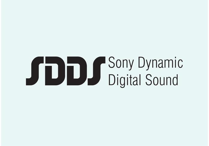 Sony dynamiskt digitalt ljud vektor