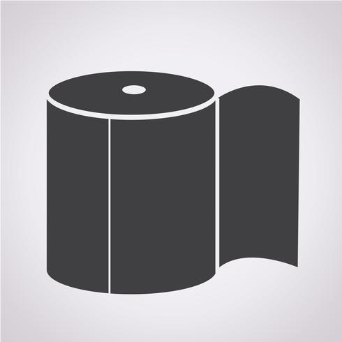 Toilettenpapier-Symbol vektor