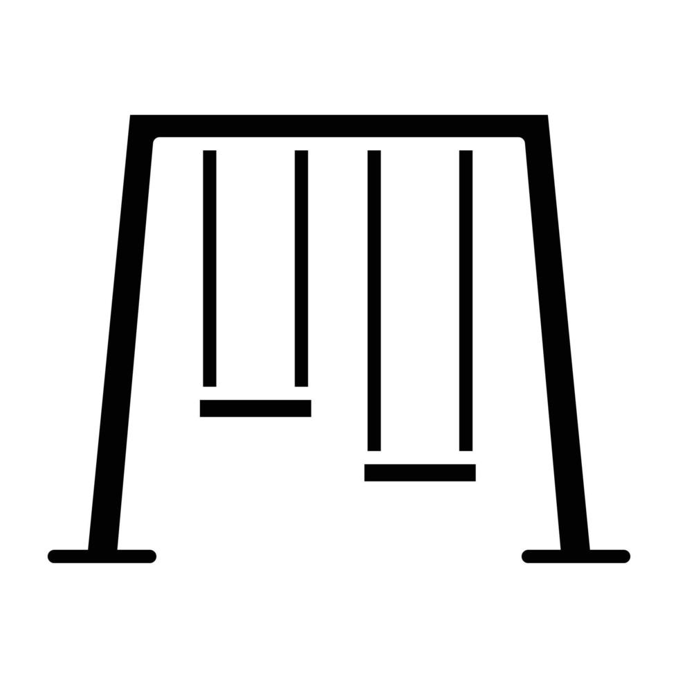 Swing-Glyphe-Symbol vektor