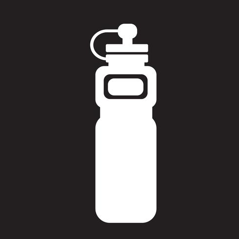 Sport-Wasserflasche-Symbol vektor