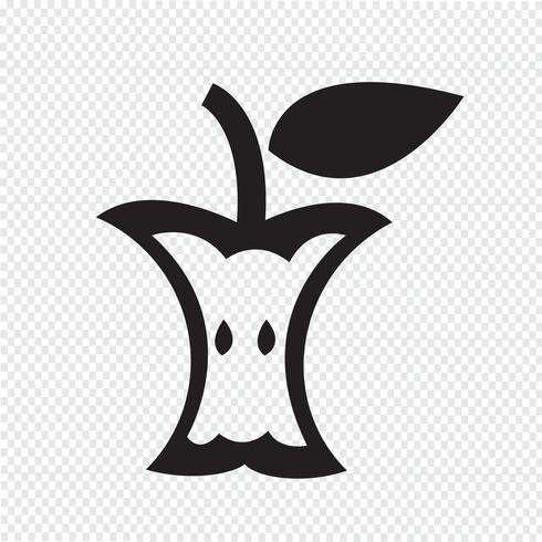Apple-Symbol Symbol Zeichen vektor