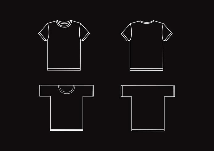 T-Shirt-Design-Vorlagen vektor