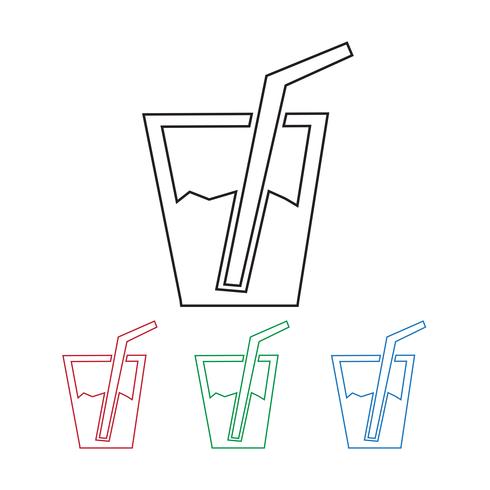 Alkoholfreies Getränk-Symbol vektor