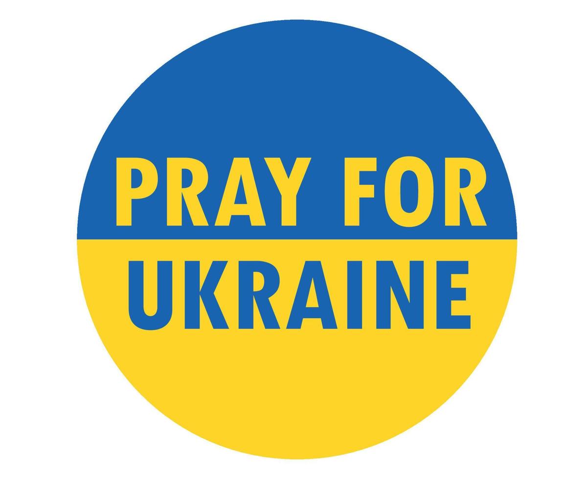 be för ukrainska nationella europa symbol med flagga emblem abstrakt vektordesign vektor