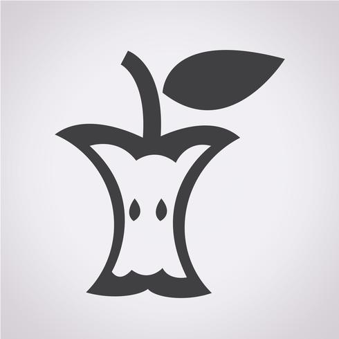 Apple-Symbol Symbol Zeichen vektor