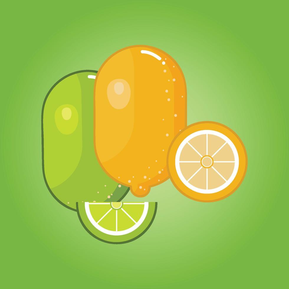 citron frukt gratis vektor