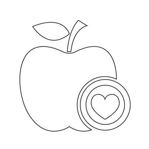 apple icon symbol tecken vektor