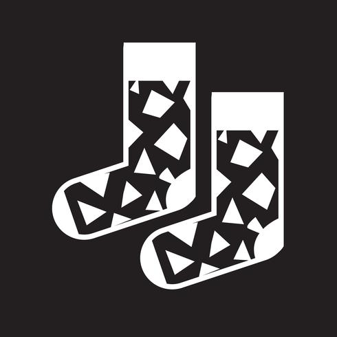 Sock ikon symbol tecken vektor