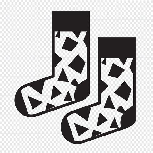 Socke Symbol Symbol Zeichen vektor